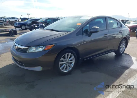 2012 Honda Civic Ex-L из США, поврежденный, VIN 19XFB2F9XCE336577